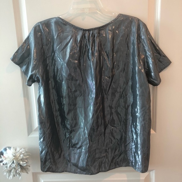 Velvet by Graham & Spencer Metallic Top Size S - Picture 14 of 15